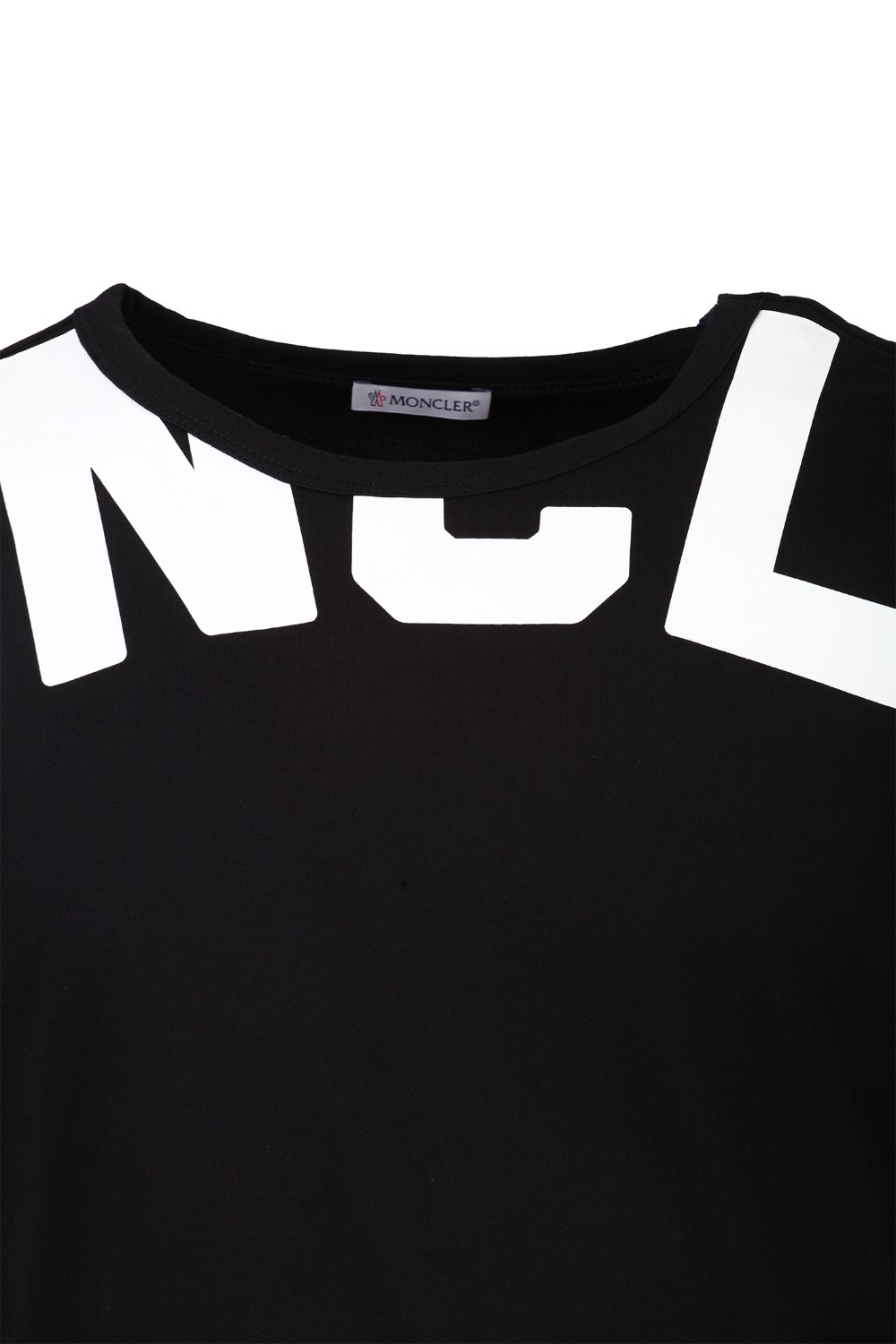 shop MONCLER Saldi T-shirt: Moncler T-shirt in cotone di colore nero con stampa Logo.
Girocollo.
Maniche corte.
Stampa grafica Logo a contrasto.
Vestibilità regolare.
Composizione: 100% cotone.. 8C707 10 V8094-999 number 5945748